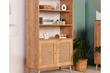 Hazeran kirjahylly 90 cm tammi - Tammi - Säilytys - Hylly - Kirjahylly