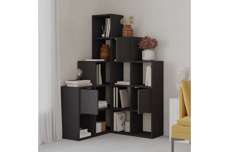 Hideo Kirjahylly 150,8 cm - Musta - Säilytys - Hylly - Kirjahylly