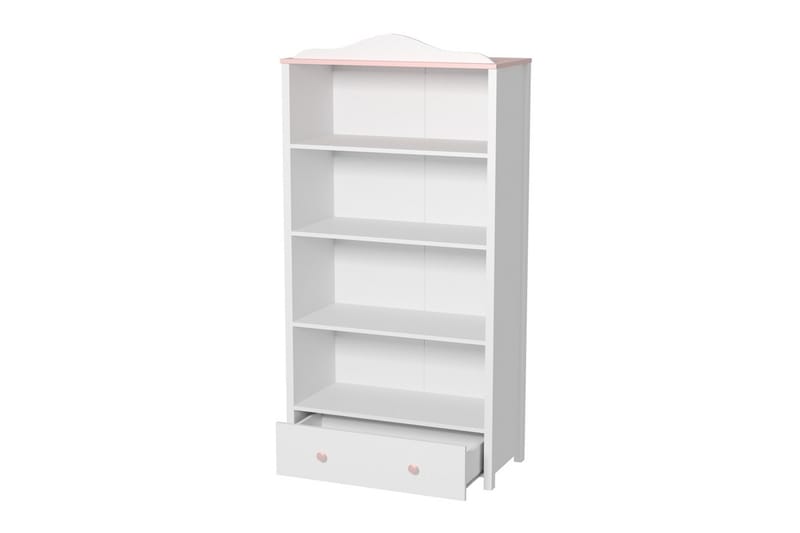 Hilts kirjahylly 42 cm maalattua puuta - Valkoinen - Säilytys - Hylly - Kirjahylly