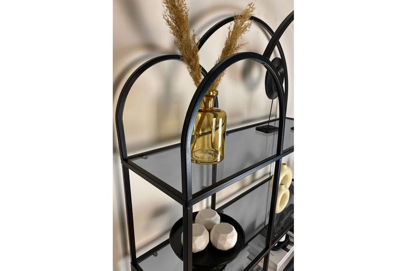 Hu Kirjahylly 100 cm - Musta - Säilytys - Hylly - Kirjahylly