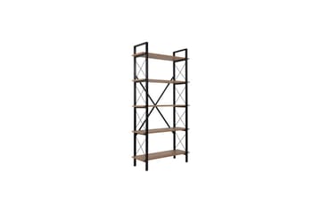 Huonekalut Nordure Haruka-kirjahylly Musta,Beige