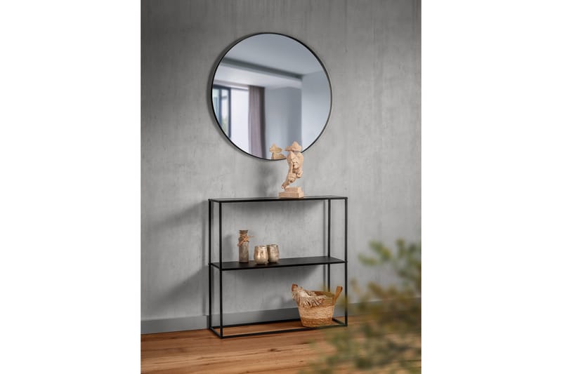 Hylly Alexis 80x80 cm Musta - Mirrors and more - Säilytys - Hylly - Seinähylly