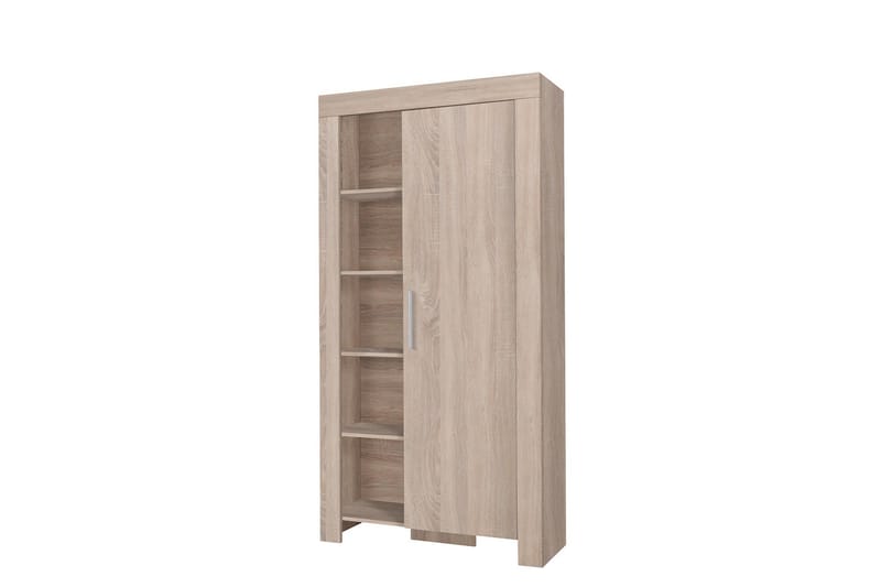 Hylly Cezar 100x42x201 cm - Beige/Harmaa - Säilytys - Hylly - Kirjahylly