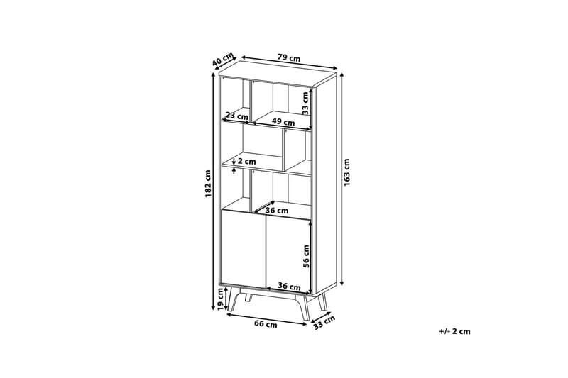 Hylly Columbus 79 cm - Säilytys - Hylly - Kirjahylly