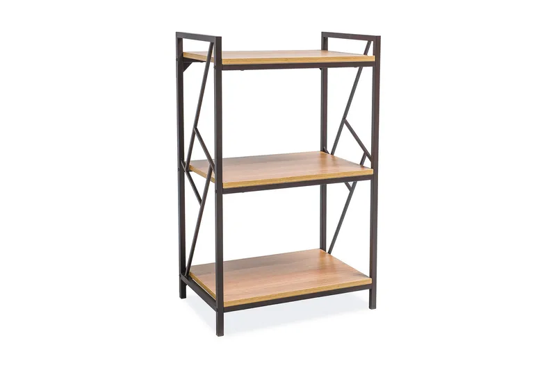 Hylly Corcega 60x40 cm, Luonnonväri/Musta