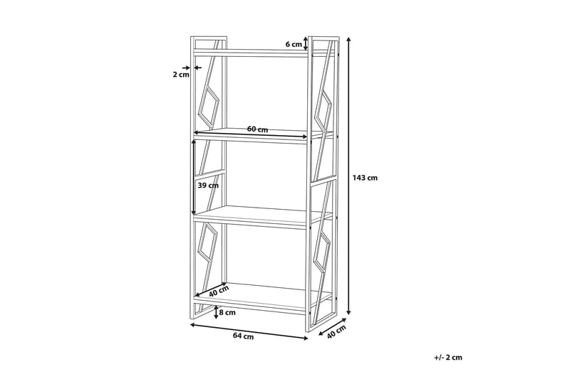 Hylly Forres 64 cm - Säilytys - Hylly - Kirjahylly