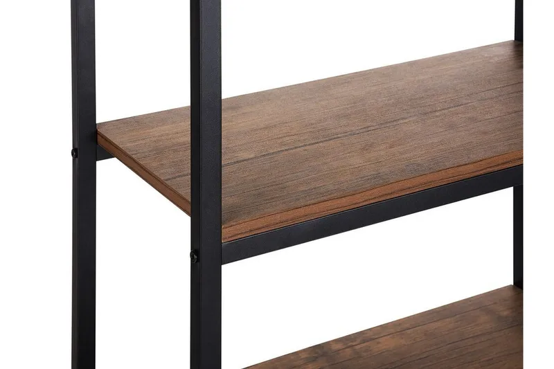 Hylly laatikoilla Tifton Tummanruskea / musta - Säilytys - Hylly - Kirjahylly