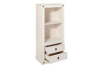 Ayala kirjahylly 65 cm maalattu puu - Valkoinen - Säilytys - Hylly - Kirjahylly