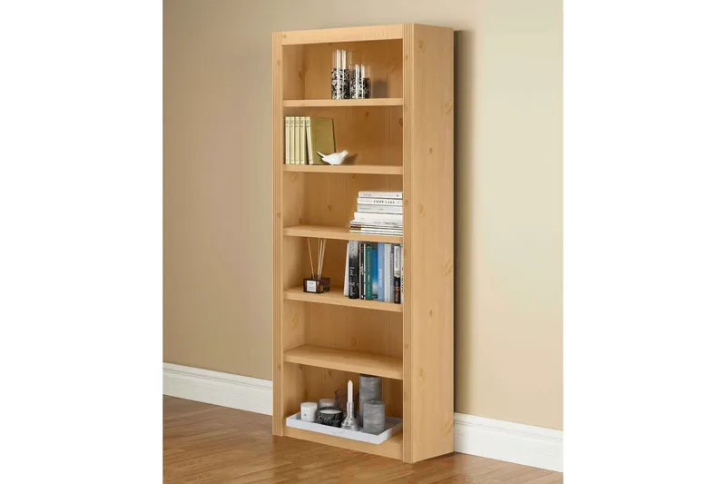 Kirjahylly Bailey 82,5 cm Leveä - Ruskea - Säilytys - Hylly - Kirjahylly