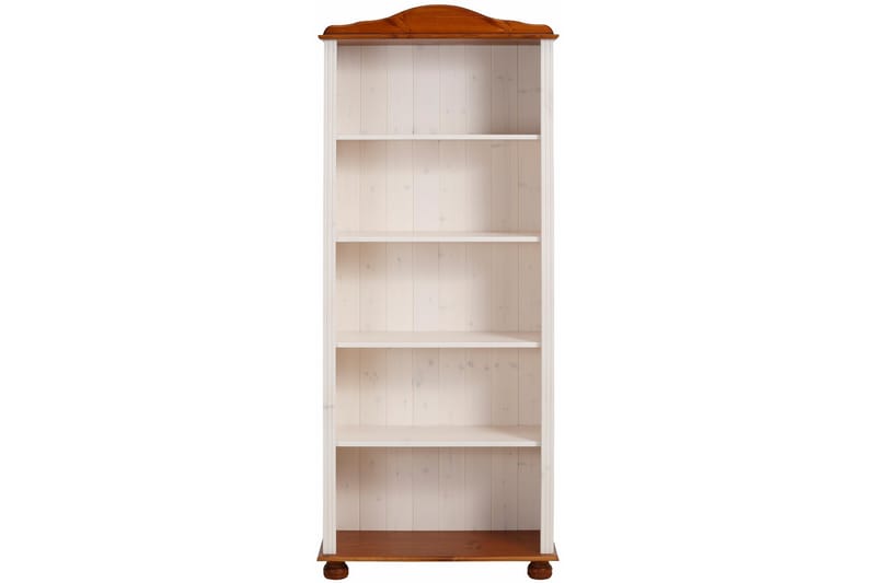 Kirjahylly Estinne 70x181 cm - Valkoinen/Ruskea - Säilytys - Hylly - Hyllyjärjestelmä
