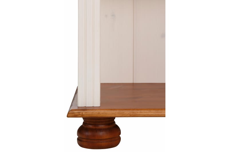 Kirjahylly Estinne 70x181 cm - Valkoinen/Ruskea - Säilytys - Hylly - Hyllyjärjestelmä