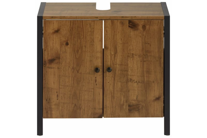 Pesuallas Henika 60 cm - Ruskea/Musta - Talo & remontointi - Keittiö & kylpyhuone - Kylpyhuone - Kylpyhuonekalusteet - Allaskaappi