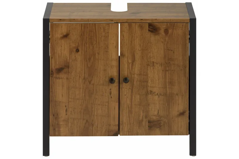 Pesuallas Henika 60 cm - Ruskea/Musta - Talo & remontointi - Keittiö & kylpyhuone - Kylpyhuone - Kylpyhuonekalusteet - Allaskaappi