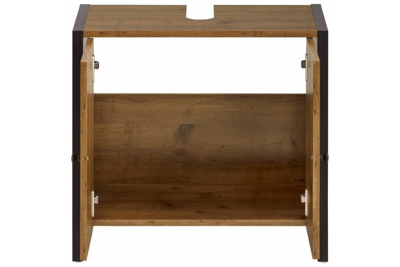 Pesuallas Henika 60 cm - Ruskea/Musta - Talo & remontointi - Keittiö & kylpyhuone - Kylpyhuone - Kylpyhuonekalusteet - Allaskaappi