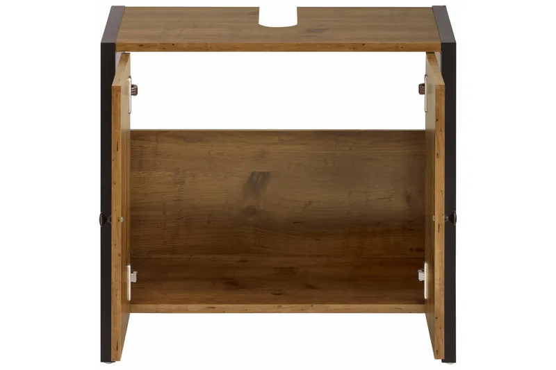 Pesuallas Henika 60 cm - Ruskea/Musta - Talo & remontointi - Keittiö & kylpyhuone - Kylpyhuone - Kylpyhuonekalusteet - Allaskaappi