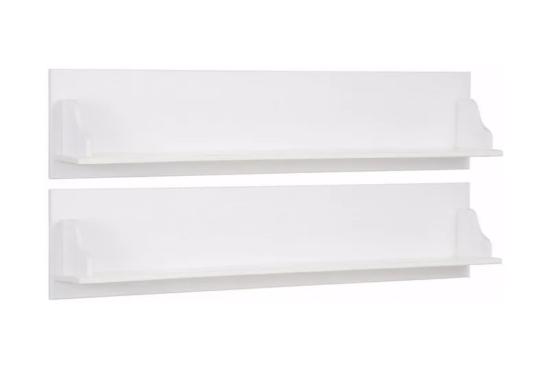 Seinähylly Moana 120 cm 2-pak, Valkoinen