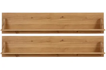 Seinähylly Moana 120 cm 2-pak - Ruskea - Talo & remontointi - Keittiö & kylpyhuone - Keittiö & kodinhoitohuone - Keittiön sisustus - Keittiöhylly