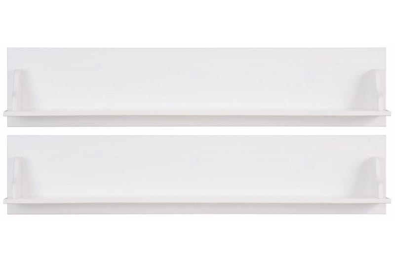 Seinähylly Moana 120 cm 2-pak - Valkoinen - Talo & remontointi - Keittiö & kylpyhuone - Keittiö & kodinhoitohuone - Keittiön sisustus - Keittiöhylly