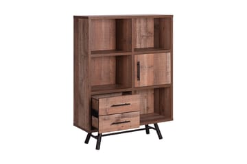 Illari kirjahylly 97 cm pähkinä - Ruskea - Säilytys - Hylly - Kirjahylly
