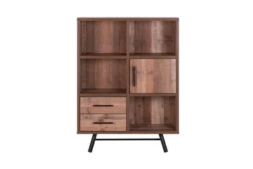 Illari kirjahylly 97 cm pähkinä - Ruskea - Säilytys - Hylly - Kirjahylly