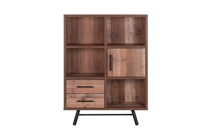Illari kirjahylly 97 cm pähkinä - Ruskea - Säilytys - Hylly - Kirjahylly