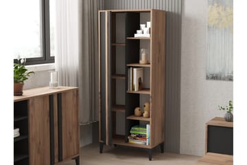 Iraz kirjahylly 70 cm pähkinänruskea - Pähkinänruskea - Säilytys - Hylly - Kirjahylly