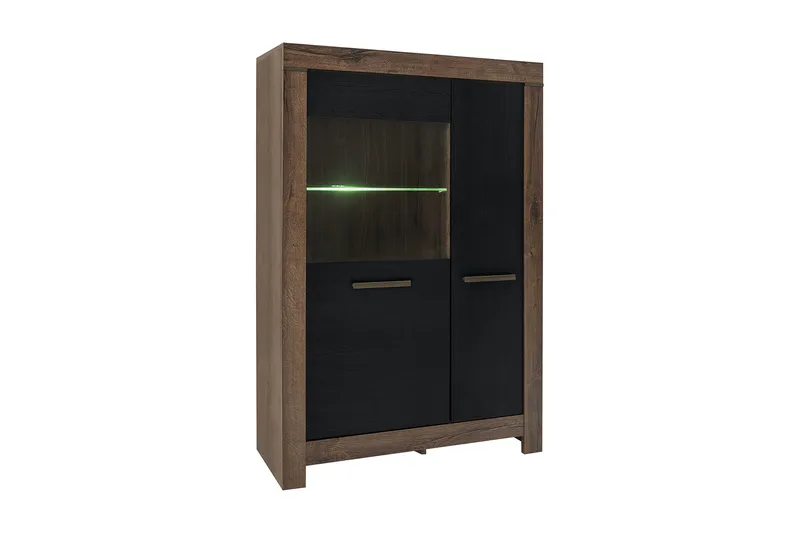 Kaappi Medard 101x149 cm, Puu/Luonnonväri/Musta