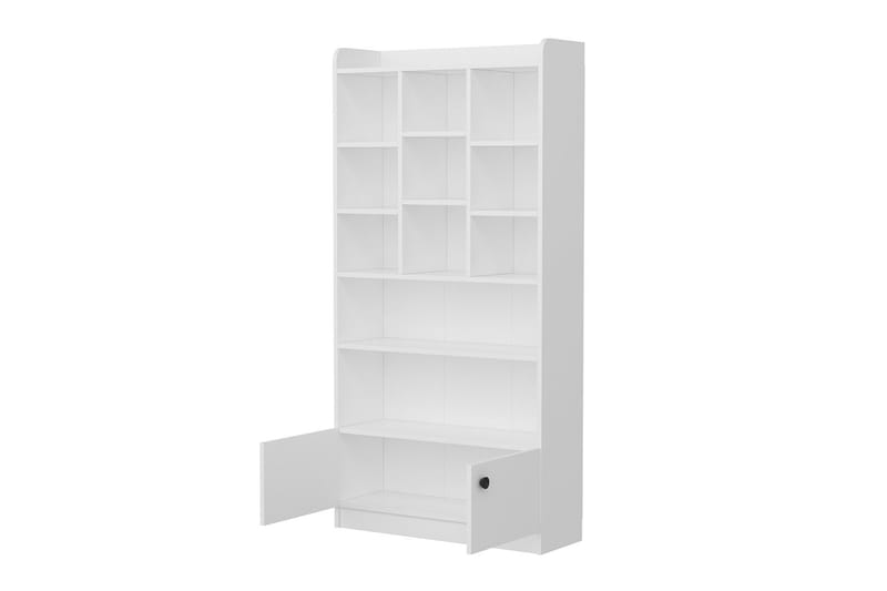 Kashiwa kirjahylly 90x30 cm valkoinen - Hanah Home - Säilytys - Hylly - Kirjahylly