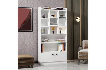 Kashiwa kirjahylly 90x30 cm valkoinen - Hanah Home - Säilytys - Hylly - Kirjahylly