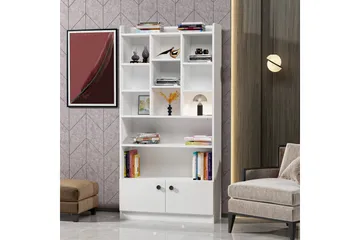 Kashiwa kirjahylly 90x30 cm valkoinen - Hanah Home - Säilytys - Hylly - Kirjahylly