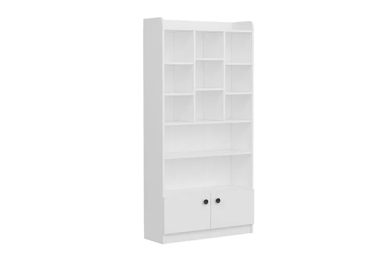 Kashiwa kirjahylly 90x30 cm valkoinen, Hanah Home