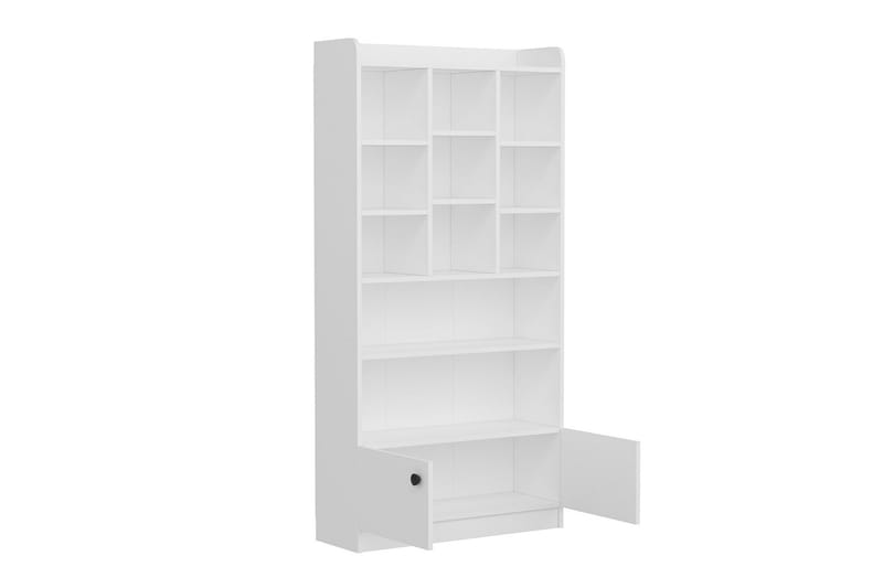 Kashiwa kirjahylly 90x30 cm valkoinen - Hanah Home - Säilytys - Hylly - Kirjahylly