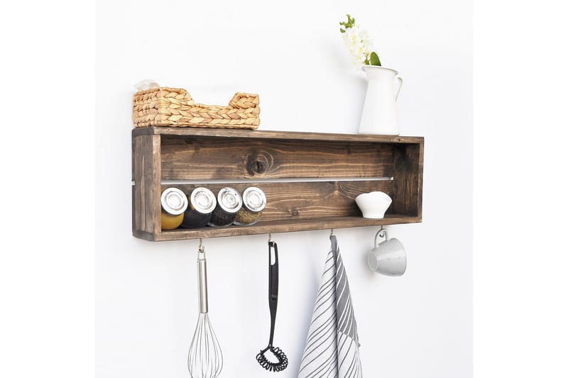 Keittiöhylly Swinside 72 cm - Pähkinä - Säilytys - Hylly