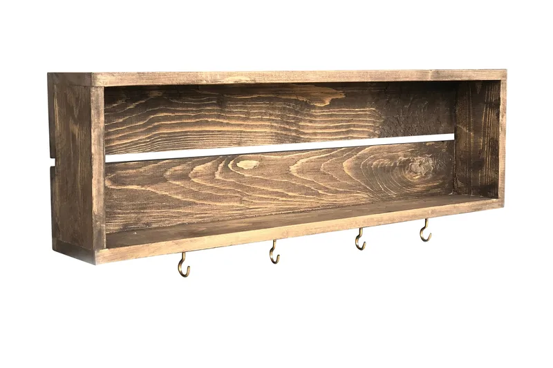 Keittiöhylly Swinside 72 cm, Pähkinä