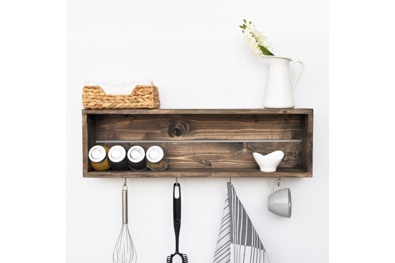 Keittiöhylly Swinside 72 cm - Pähkinä - Säilytys - Hylly