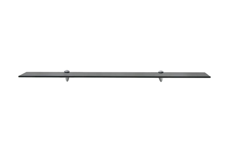 Kelluva hylly Lasi 100x20 cm 8 mm - Musta - Säilytys - Hylly - Seinähylly