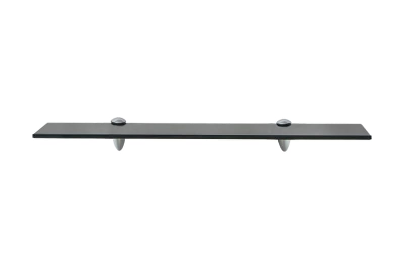 Kelluva hylly Lasi 60x20 cm 8 mm - Musta - Säilytys - Hylly - Seinähylly