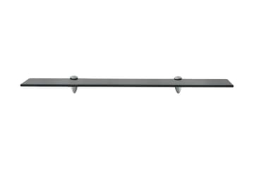 Kelluva hylly Lasi 70x10 cm 8 mm - Musta - Säilytys - Hylly - Seinähylly