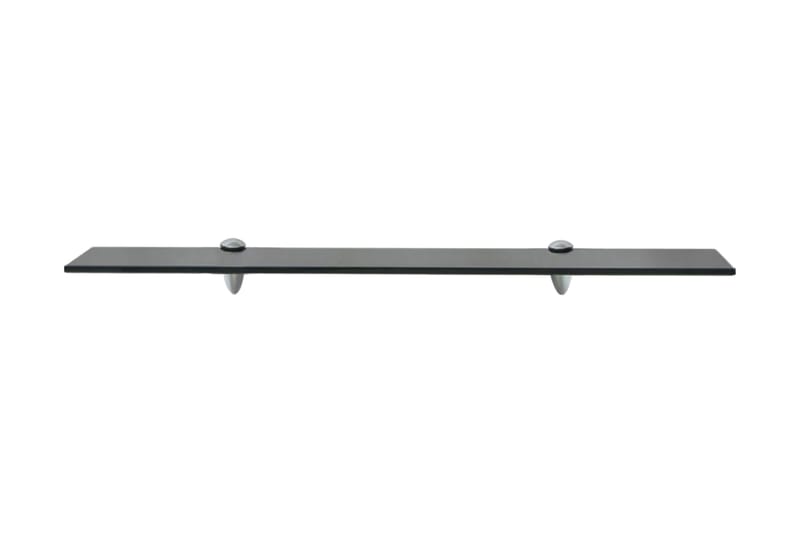 Kelluva hylly Lasi 70x10 cm 8 mm - Musta - Säilytys - Hylly - Seinähylly