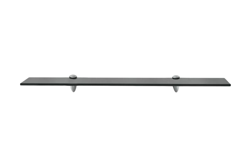 Kelluva hylly Lasi 70x20 cm 8 mm - Musta - Säilytys - Hylly - Seinähylly