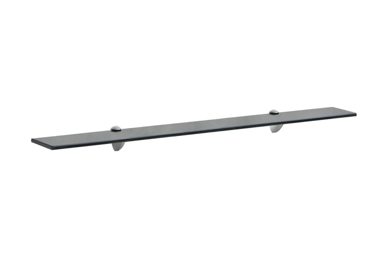 Kelluva hylly Lasi 90x20 cm 8 mm - Musta - Säilytys - Hylly - Seinähylly