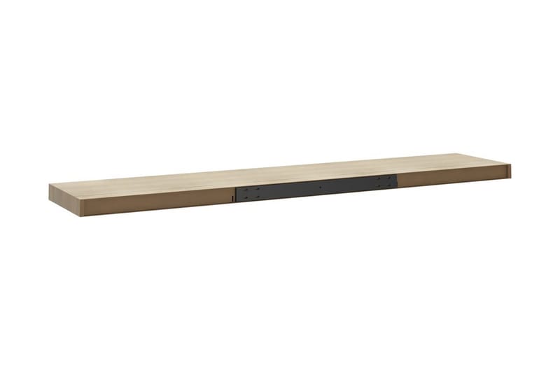 Kelluva seinähylly tammi 120x23,5x3,8 cm MDF - Ruskea - Säilytys - Hylly - Seinähylly