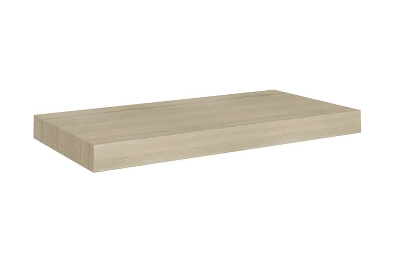 Kelluva seinähylly tammi 50x23x3,8 cm MDF - Ruskea - Seinähylly - Keittiöhylly - Hylly