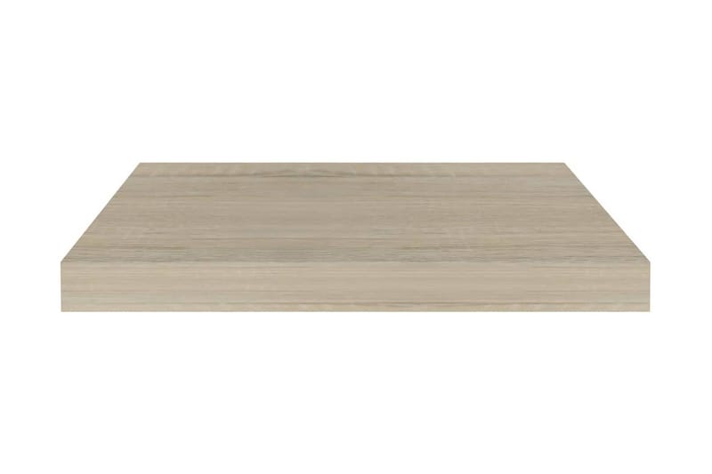 Kelluva seinähylly tammi 50x23x3,8 cm MDF - Ruskea - Seinähylly - Keittiöhylly - Hylly