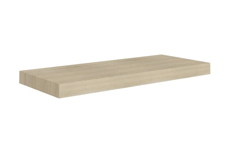 Kelluva seinähylly tammi 60x23,5x3,8 cm MDF - Ruskea - Seinähylly - Keittiöhylly - Hylly