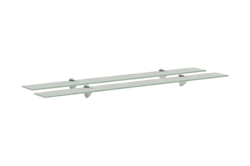 Kelluvat hyllyt 2 kpl lasi 100x10 cm 8 mm - Säilytys - Hylly - Seinähylly