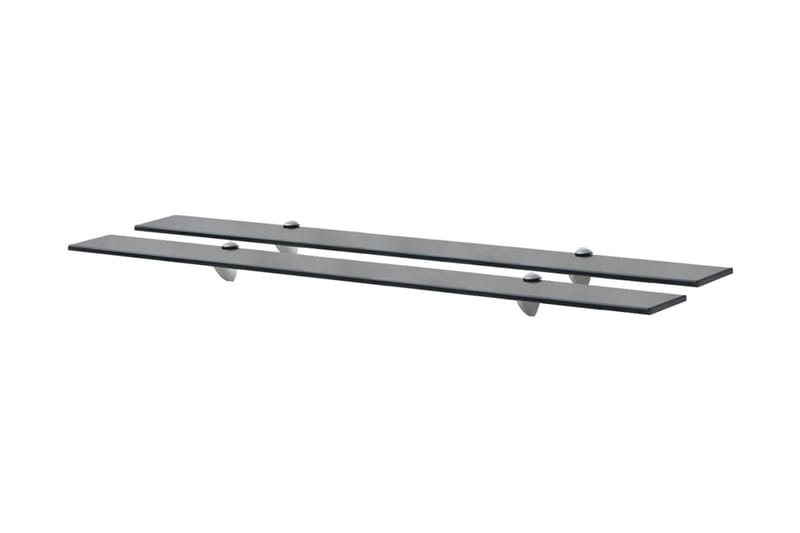 Kelluvat hyllyt 2 kpl lasi 100x20 cm 8 mm - Säilytys - Hylly - Seinähylly