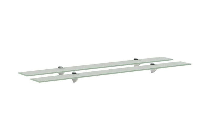 Kelluvat hyllyt 2 kpl lasi 100x20 cm 8 mm - Säilytys - Hylly - Seinähylly
