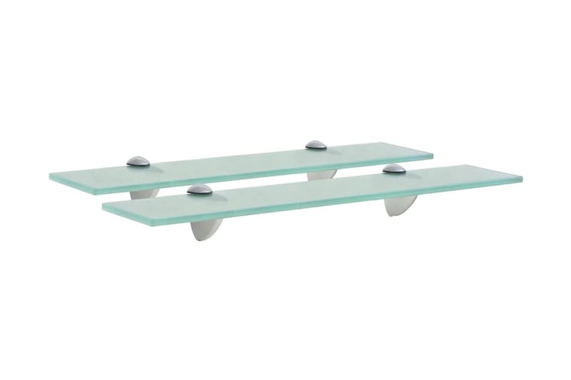 Kelluvat hyllyt 2 kpl lasi 50x20 cm 8 mm - Säilytys - Hylly - Seinähylly