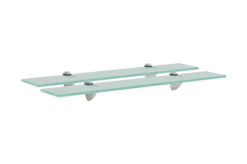 Kelluvat hyllyt 2 kpl lasi 60x20 cm 8 mm - Säilytys - Hylly - Seinähylly